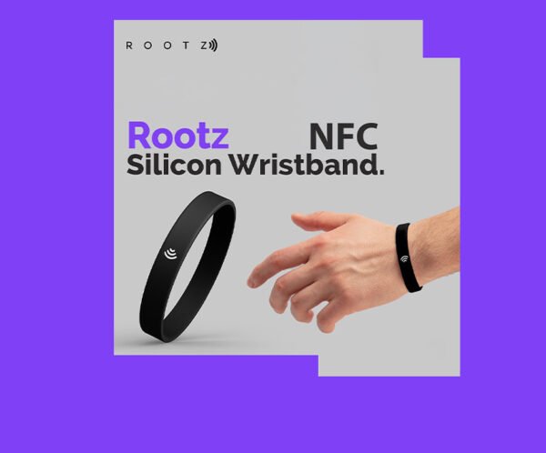 nfc wristband nfc Rootz Re-programmable NFC Silicon Wristband